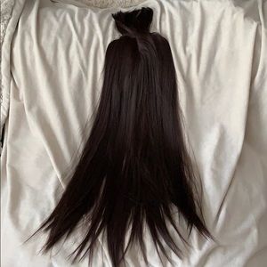 Hair topper 18” with bangs